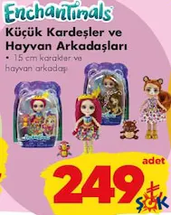 ENCHANTİMALS OYUNCAK KÜÇÜK KARDEŞLER VE HAYVAN ARKADAŞLARI 15 CM indirimli fiyat ENCHANTİMALS OYUNCAK KÜÇÜK KARDEŞLER VE HAYVAN ARKADAŞLARI 15 CM fiyat ve kampanya bilgisi